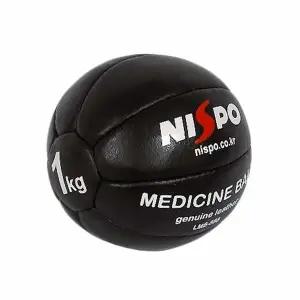 bns 니스포 가죽 메디신볼 1kg 웨이트볼 메디슨볼/크로스핏/월볼/헬스/중량
