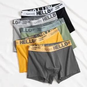 헬로 남자 남성 5컬러 속옷 팬티 사각 HELLO 면