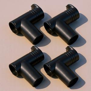 4Pcs 유행 옷걸이 직각 커넥터 플라스틱  설치 옷장 액세서리