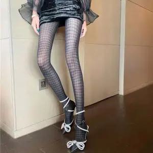 패턴 시스루 체크라인 팬티 스타킹 SL-1004750