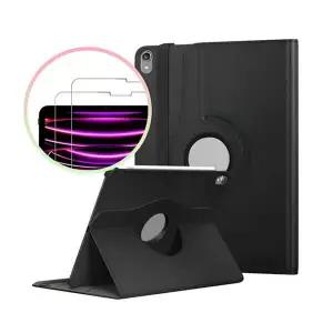 아이패드 프로11 1세대 회전 케이스+강화유리 2매 세