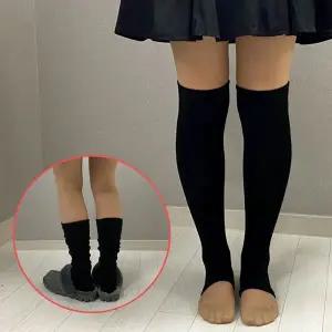 Jpar 레그워머 발토시 롱 워머 블랙 학생 골프 니트