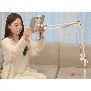 태블릿거치대 충전형 침대 테블릿 호한 패드 갤럭시탭 자바라 모니터 받침대 휴대용 스탠드 스톤힐wyj445