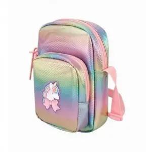 (색상 핑크)유니콘 미니 크로스백 어린이 데일리 핸드폰 가방