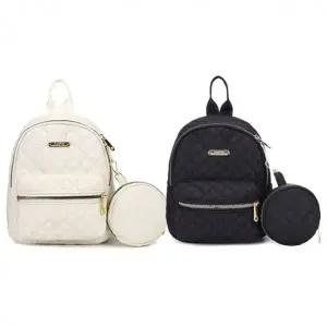 (컬러 누빔 미니백팩 화이트)데일리 여성 미니백팩 가벼운 누빔가방