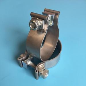 랩단추 조인트 배기 밴드 클램프 자동차 오토바이 슬리브 304 스테인리스 스틸 머플러 2 인치 3