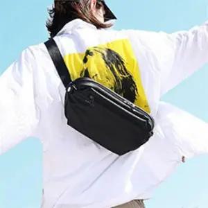 [셀러허브][라일리] Rly 데일리 남자 바디백 유행 메신저백 검정 슬링백 (S9548728)