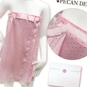 반신욕랩가운 스파 목욕가운 여자 소프트 핑크