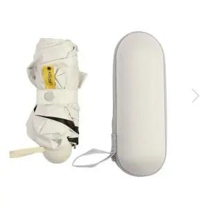 UV차단 암막 양산겸 우산 5단 미니 우양산 화이트 우산겸양산 캡슐우산 5단우산 경량우산 작은우산