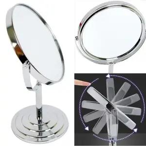 양면탁상거울 원형 350도 회전 욕실 화장대 확대 거울 WDAFB50