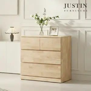 [저스틴퍼니처]포레노 러버우드 원목 3단 서랍장(800)