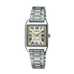 [신세계라이브쇼핑]카시오 LTP-V007SG-9B 여성 클래식 스퀘어 아날로그 메탈 손목 시계