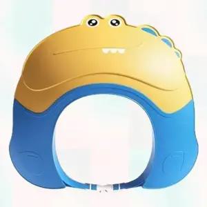 머리감기 귀여운 악어 아기샴푸캡 헤어캡 실리콘