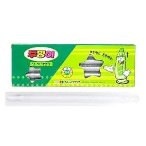 12자루 낱색 흰색 채점펜 투명이 색연필 지구