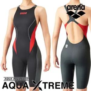 아레나 여아동 경기용 반전신 수영복 U117516 대회용