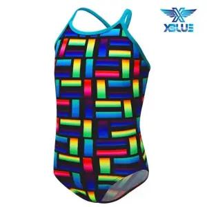XBLUE 여아동 탄탄이 원피스 수영복 U153550 실내수영
