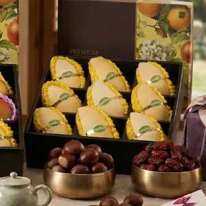 명절 과일 선물세트 고당도 프리미엄 골드망고 9과 선물세트 (보자기 동봉)