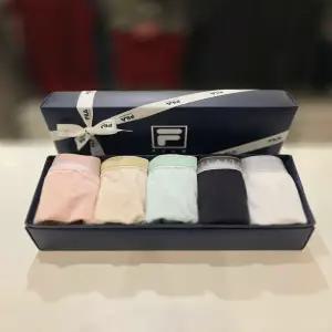 휠라언더[선물포장] 5종세트 아웃밴드 포인트 여성햄팬티  FI4DRH14476F