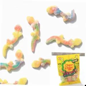 대량사탕 츄파춥스 도마뱀 젤리 게코 새콤한 간식 신맛 90gx5봉