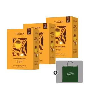 티젠 꿀홍차 15티백 (삼각티백) x 3박스 (+쇼핑백)