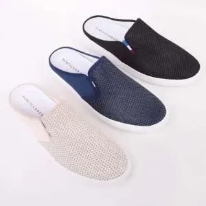 남성 캐주얼 펀칭 메쉬 블로퍼 뮬 슬리퍼 스니커즈 (WFKFXJQ)