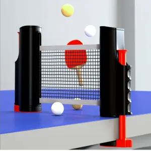 휴대용 탁구장 그물망 셀프 네트 연습망 설치간편/탁구 그물 펜스 탁구대 매트 휀스 탁구망