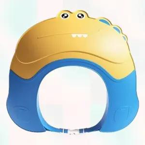 머리감기 귀여운 악어 아기샴푸캡 헤어캡 실리콘