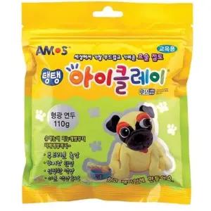 아모스 6000 탱탱아이클레이 110g 형광연두 개(1개입) (WFKGOCH)