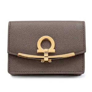 [명품] 페라가모 간치니 카드 22 D198 CUMIN 714931