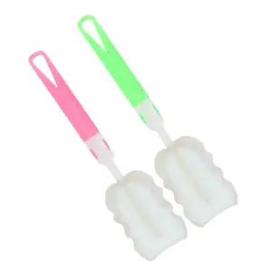 텀블러 세척솔 긴 젖병 컵 물병 와인잔 물통 보온병 세척 브러쉬 병솔 2개