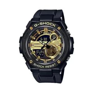 [신세계라이브쇼핑]지샥 GST-210B-1A9 지스틸 흑금 아날로그 디지털 남성 우레탄 시계