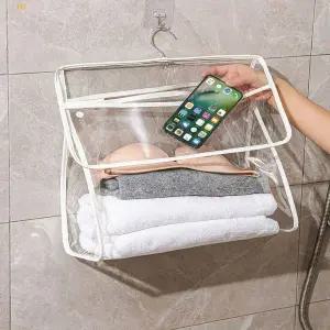 욕실용품 2컬러 걸이형 욕실 수납백 방수 세면도구백