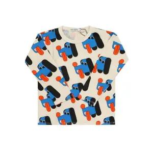 보보쇼즈 B225AC010 도기 메이트 아동 긴팔티