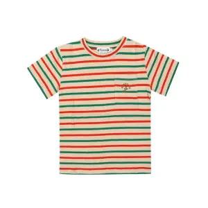 봉쁘앙 C05BTSK00001 251A ELMER 스트라이프 남아 아동 반팔티