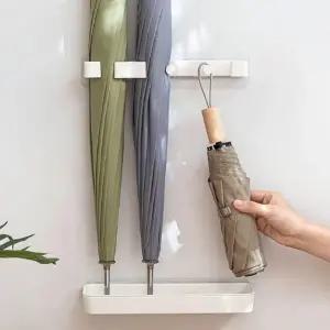 (색상 화이트)배수 가능 우산 보관 정리대 현관 우산꽂이 우산정리