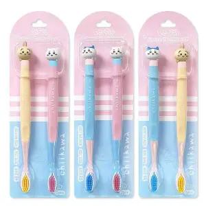 [에이치플러스몰]WL 먼작귀 피규어 칫솔(청소년~성인용)-9EA