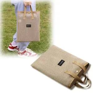 매쉬 토트백 쇼핑 피크닉 데일리 나들이 가벼운 가방 핸드백