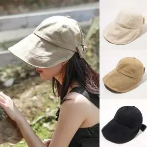 무지모자 리본 매듭 넓은챙 보넷햇 모자