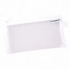 천필통 여행용파우치 메쉬 필통 파우치 흰색