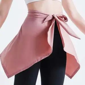 롱드로즈 레깅스 랩스커트 프리사이즈 핑크 스포티 바이크