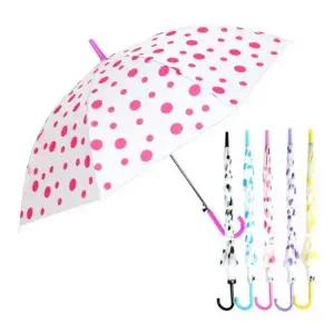 투명우산 튼튼한 투명 비닐우산 땡땡이 색상랜덤