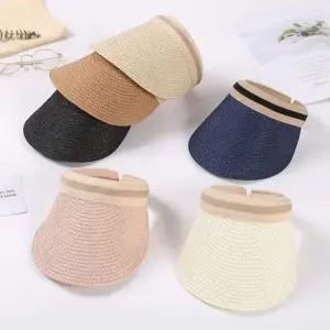 선캡 어린이 아동 밀짚 여름 선캡 썬캡 자외선차단 모자 왕