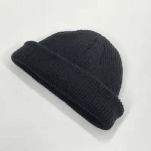 와치캡 공용비니모자 남녀공용 숏비니 와치캡 니트모자 블랙