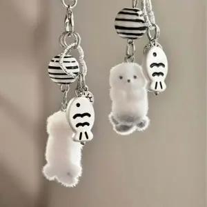 (보리별) 수달키링 해양 동물 귀여운 수영천재 동물원 테마 캐릭터 키홀더 인형키링