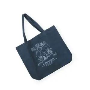 보부상 에코백 딥블루 무민 면 여행 실내화 보부상