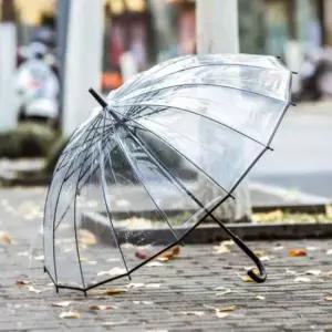 튼튼한 고급 자동우산 투명 비닐 장우산 골프우산