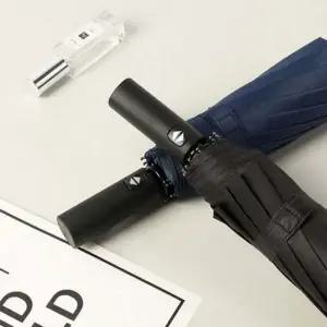 고밀도 자외선 차단 우산 완자동 3단 자동 우산 접이식 양우산