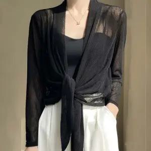 봄가디건 여름 시스루 스트랩 가디건 4color LM-0610