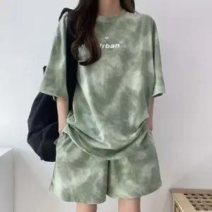 나염파자마 여성 나염 데일리 파자마 셋업