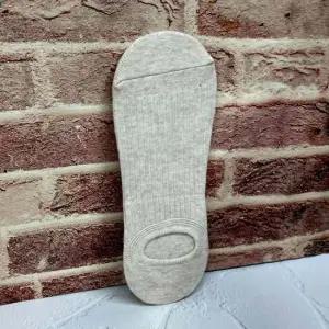 골지 발목 남성용 덧신 양말 아이보리 골지덧신 페이크삭스